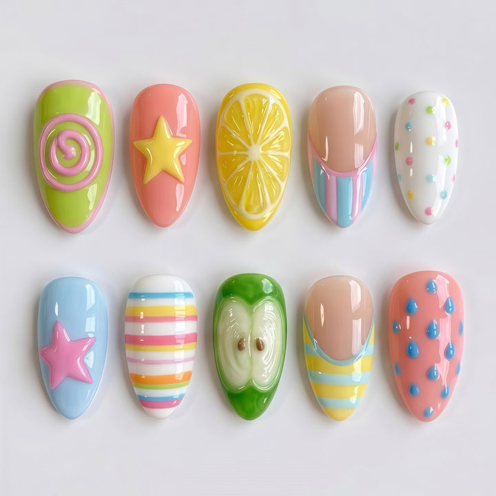 Colorful Nail Art Stornfield