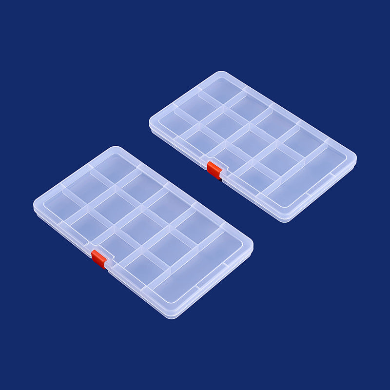 Plastic Multi-Grid Craft Storage Box Stornfield