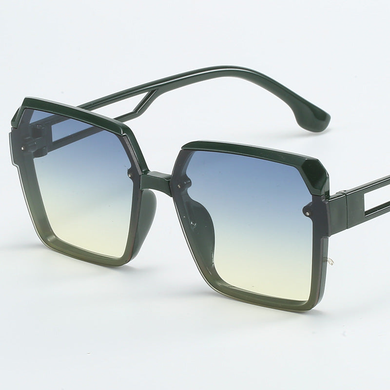 Ladies fashionable square sunglasses with filigree design Stornfield
