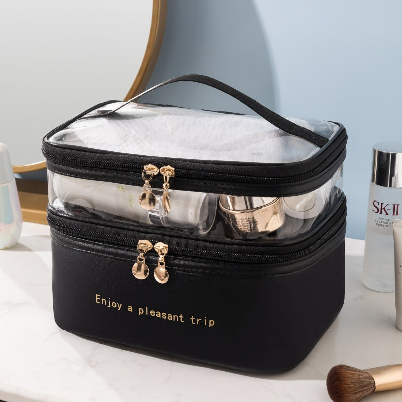 Dual-Layer Transparent Cosmetic Organizer Stornfield