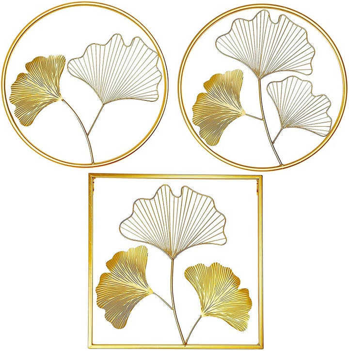 Elegant Leaf-Inspired Metal Wall Art Stornfield