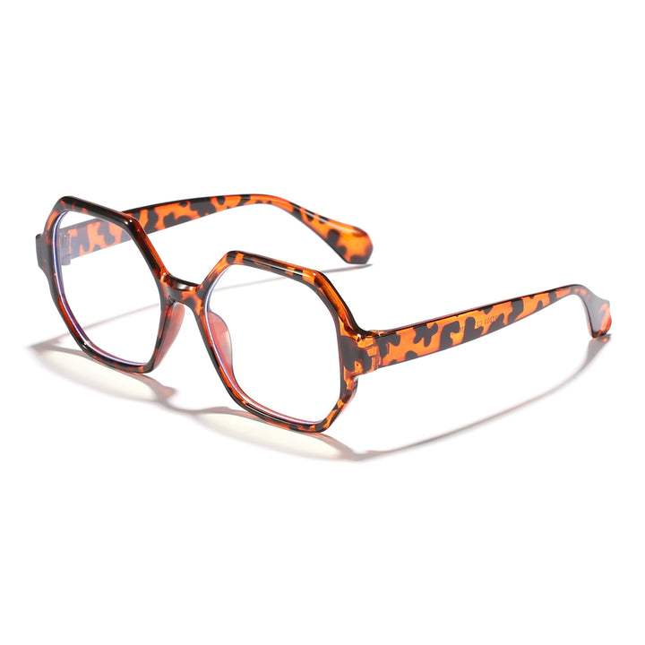Women's fashionable sunglasses with hexagonal frame and UV protection Stornfield