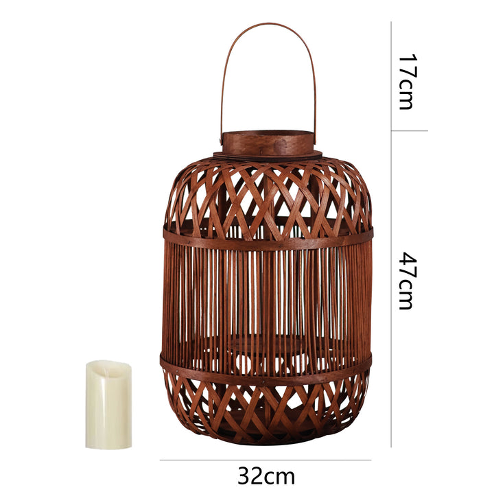Stylish Handcrafted Rattan Lantern Stornfield