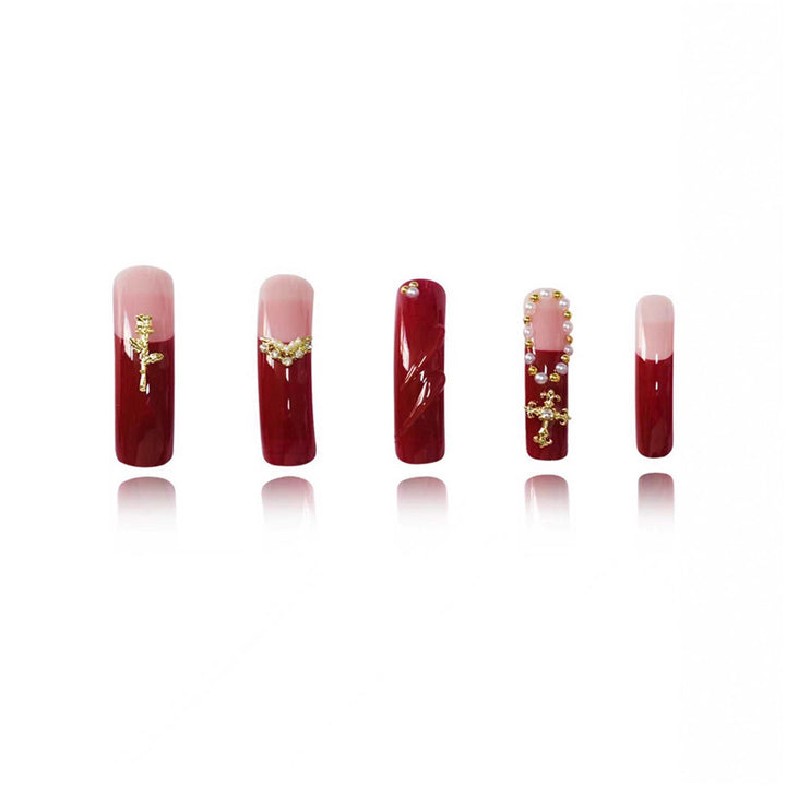 Artistic Decorative Press-On Nails Stornfield