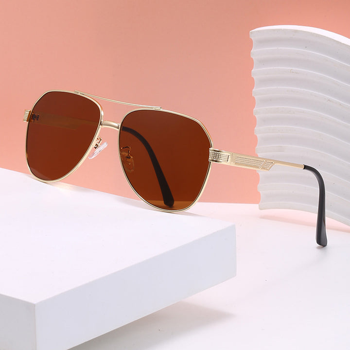 Ladies elegant aviator sunglasses with sturdy metal frame and UV protection Stornfield