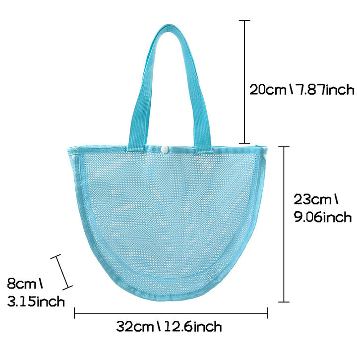 Durable mesh beach bag with wide straps Stornfield