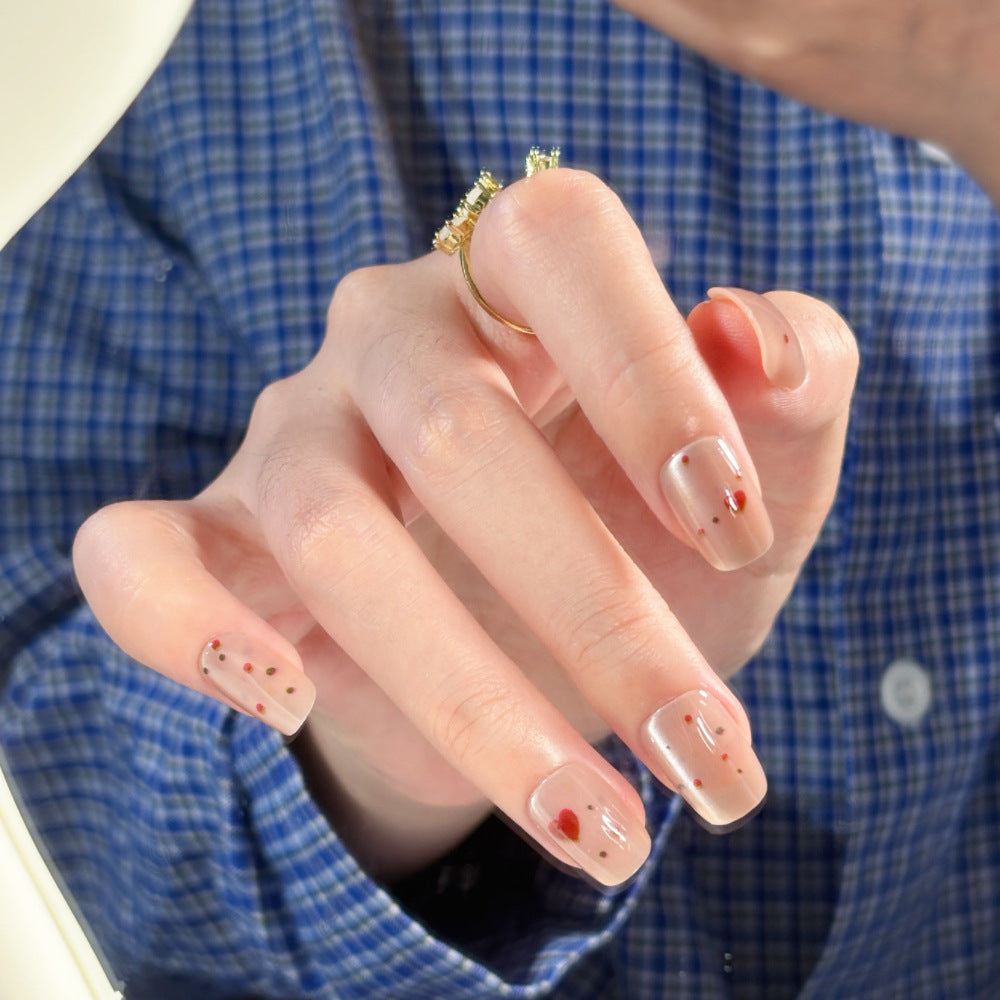 Artistic Floral Press-On Nail Set Stornfield 1787394981