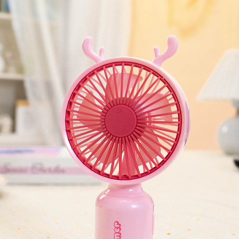 Women's Portable Hand Fan with Cute Ears Stornfield