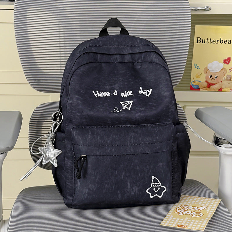 Multi-Functional Emblazoned Casual Backpack Stornfield