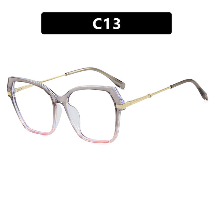 Ladies square sunglasses with elegant metal frame and protective UV filter Stornfield