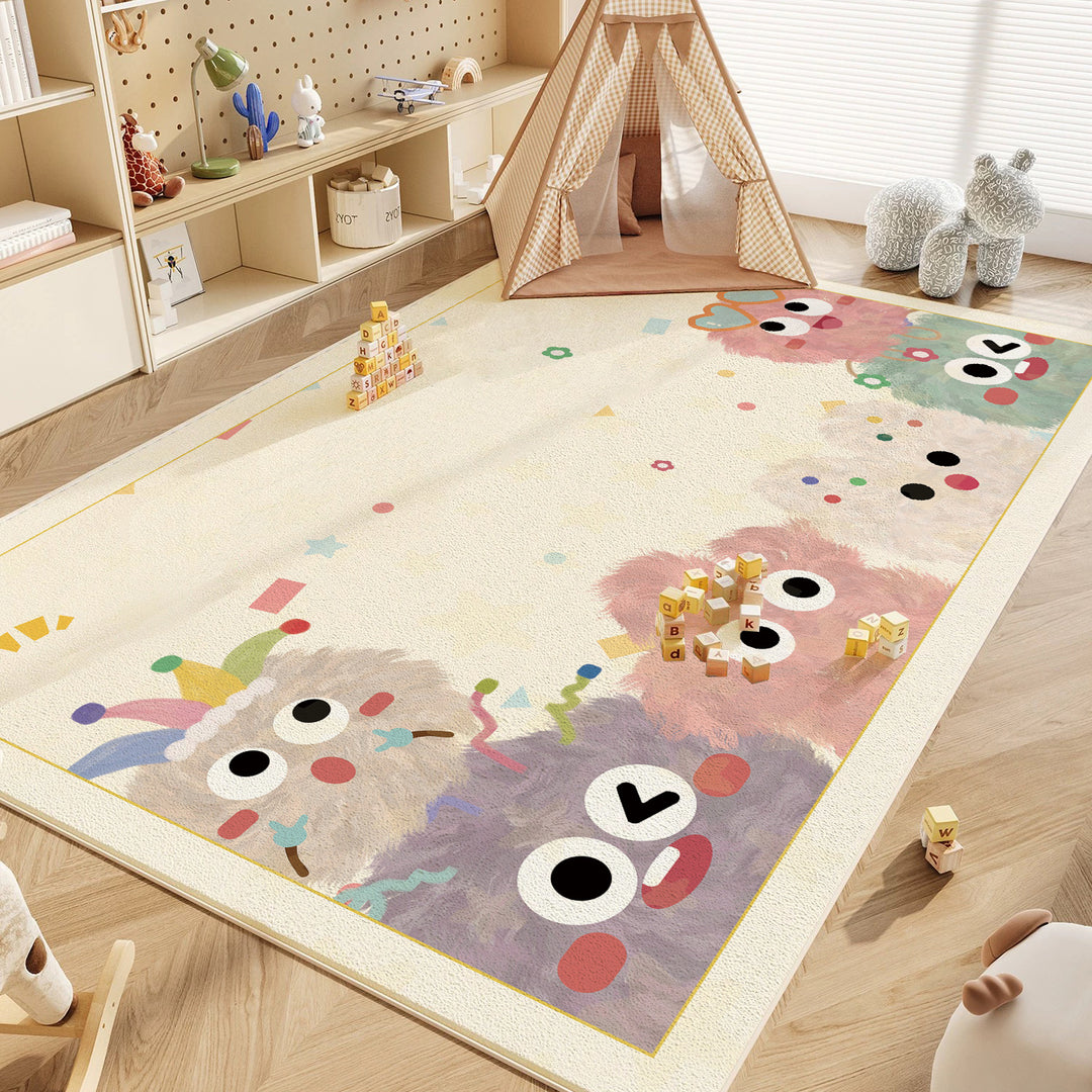 Fun Cartoon Play Area Rug