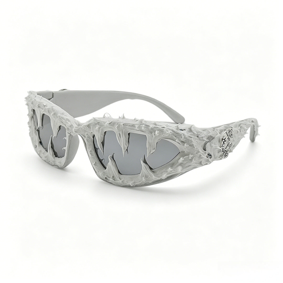 Ladies creative fashion sunglasses with unique spikes and skull design Stornfield