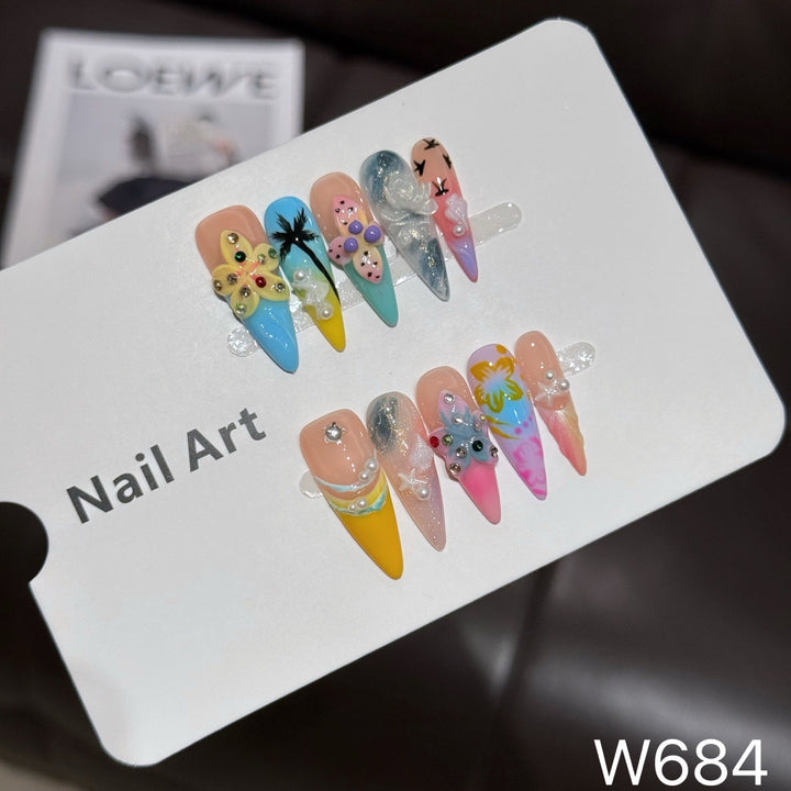 Creative Nail Art Tips Set