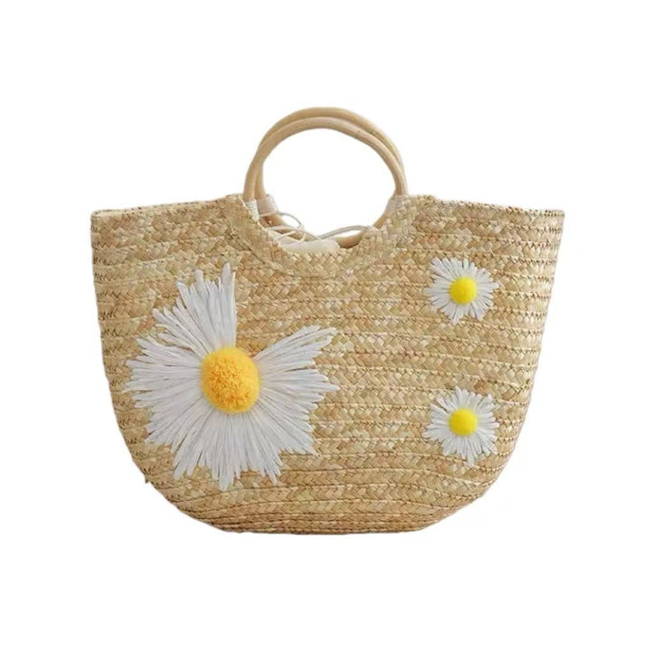 Stylish tote bag with floral accents Stornfield