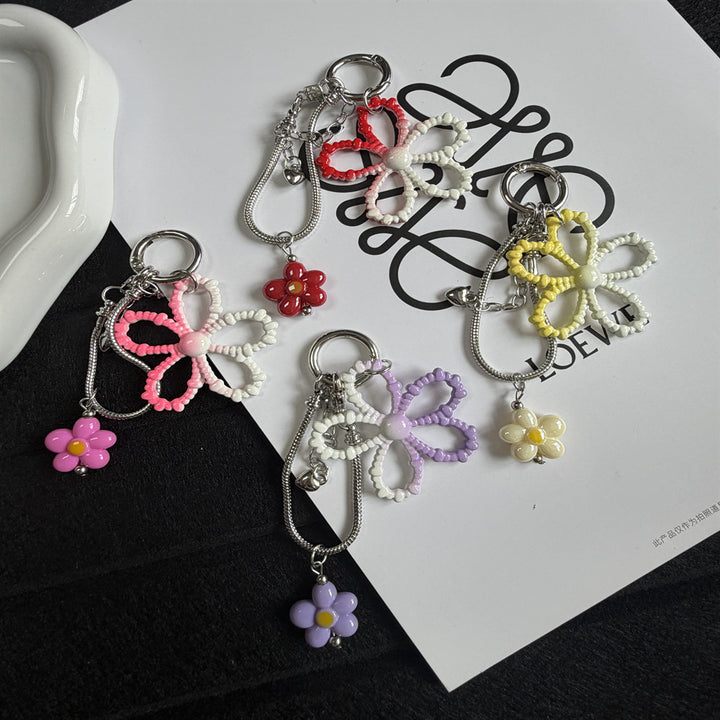 Decorative Flower Charm Keychain Stornfield