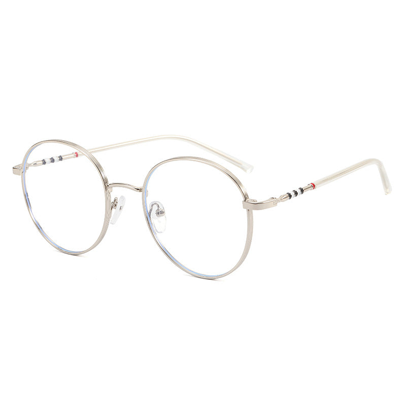 Ladies fashionable round sunglasses with elegant metal frame Stornfield