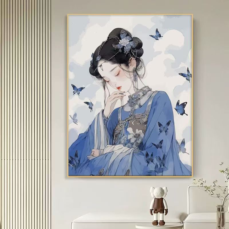 Elegant Butterfly-Themed Canvas Art Print Stornfield