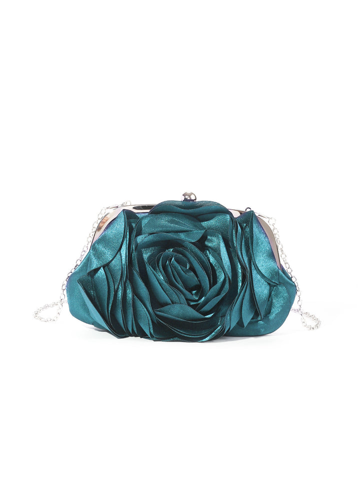 Floral Rose Clutch Bag