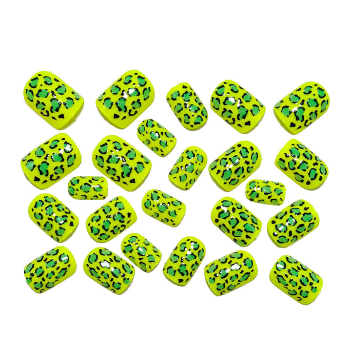 Artificial nails with animal leopard pattern Stornfield