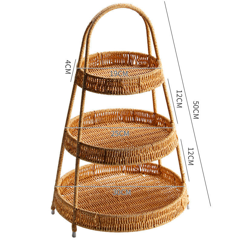 Handcrafted Wicker Storage Basket Stornfield