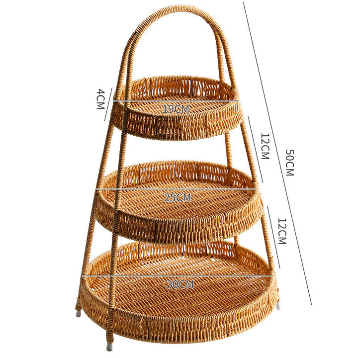 Handcrafted Wicker Storage Basket Stornfield