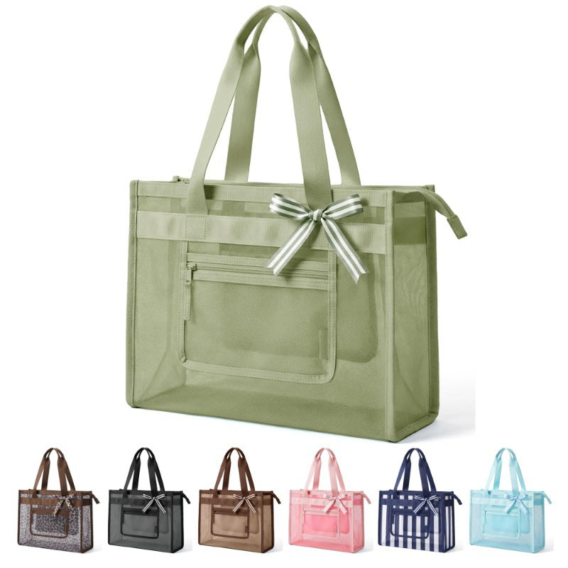 Transparent shopping bag with elegant details Stornfield