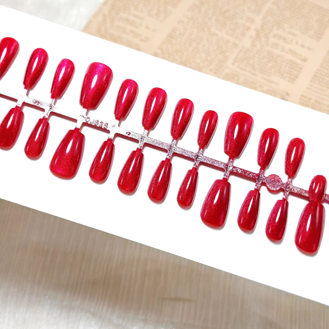 Shiny artificial nails with sparkling at the highest level Stornfield