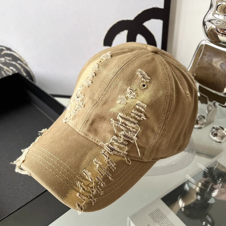 Unisex Distressed Denim Cap Stornfield