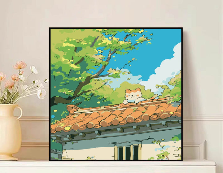 Scenic Mountain Landscape Canvas Art Stornfield