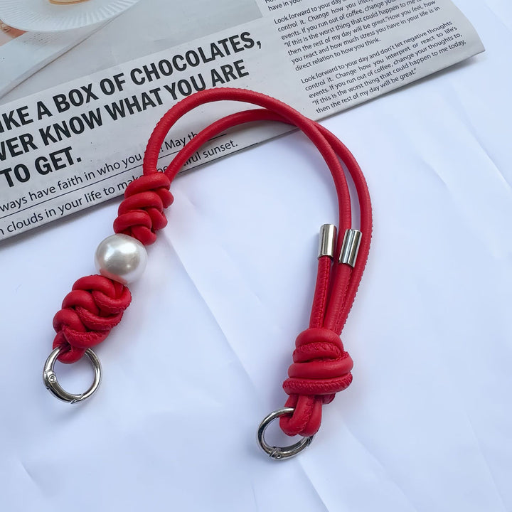 Elegant Knotted Leather Keychain Holder Stornfield