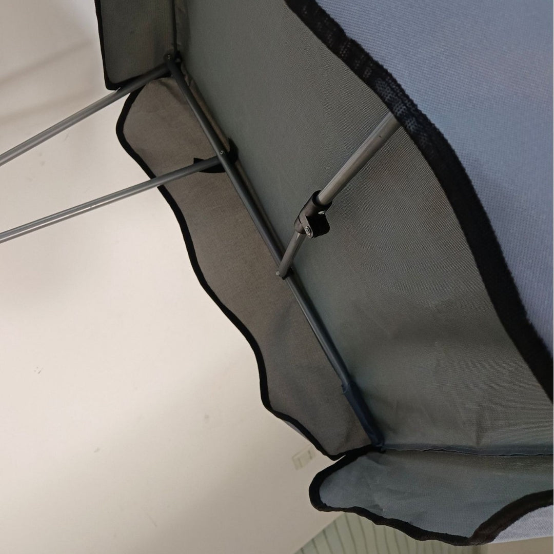 Folding chair with sunshade Stornfield