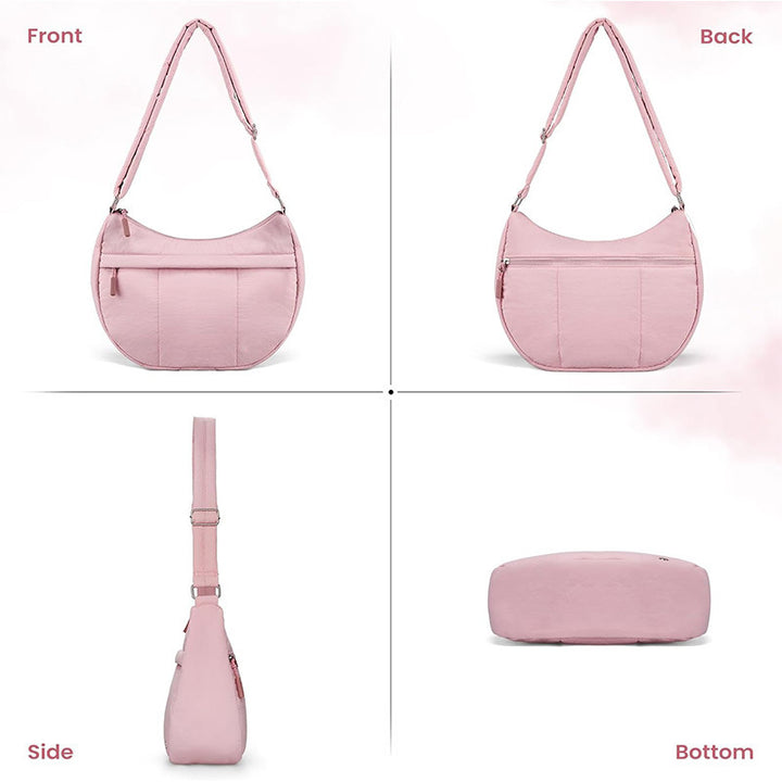 Fashionable shoulder bag with padded shoulder strap and multiple compartments Stornfield