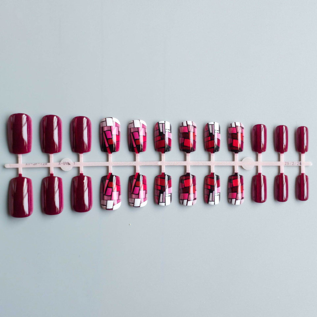 Artistic Mosaic Nail Art Set