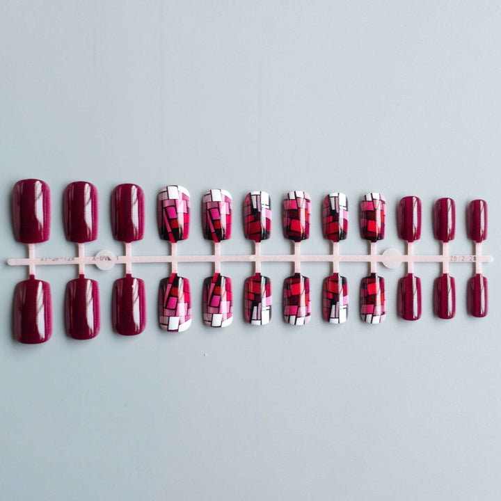 Artistic Mosaic Nail Art Set