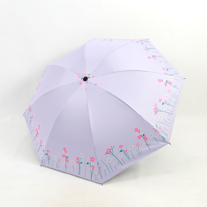 Women's umbrella with floral accents Stornfield