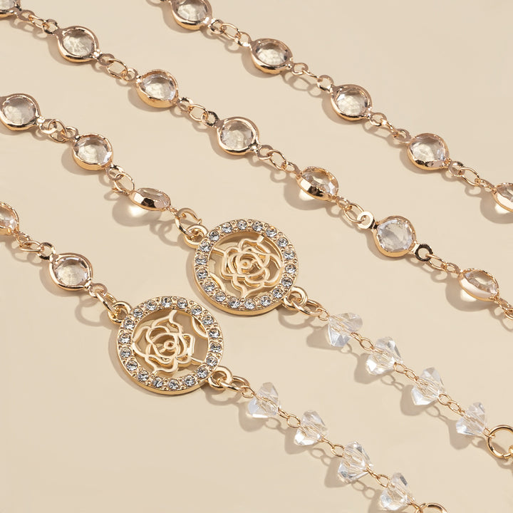 Glamorous Crystal-Embellished Eyewear Chain Stornfield