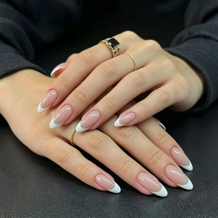 Elegant French Tip Acrylic Nail Enhancements Stornfield 1789915431