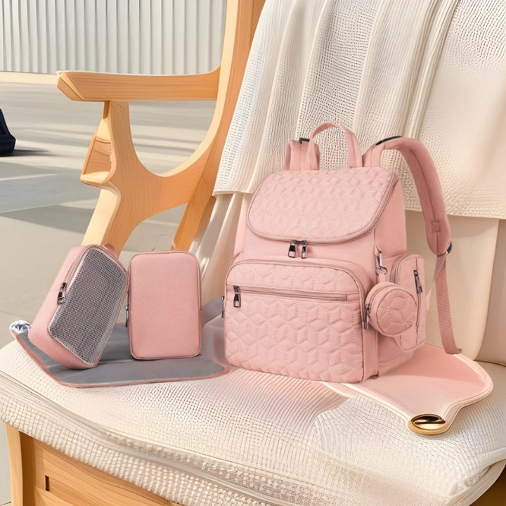 Versatile Quilted Multi-Pocket Backpack Stornfield