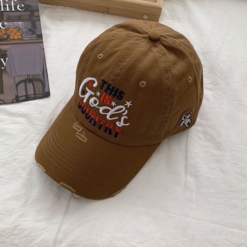 Men's Distressed Embroidered Baseball Cap Stornfield