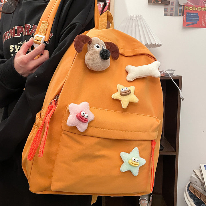 Kids' Playful Character Design School Backpack Stornfield