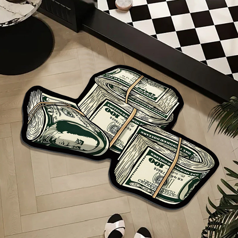 Money Roll Decorative Area Mat