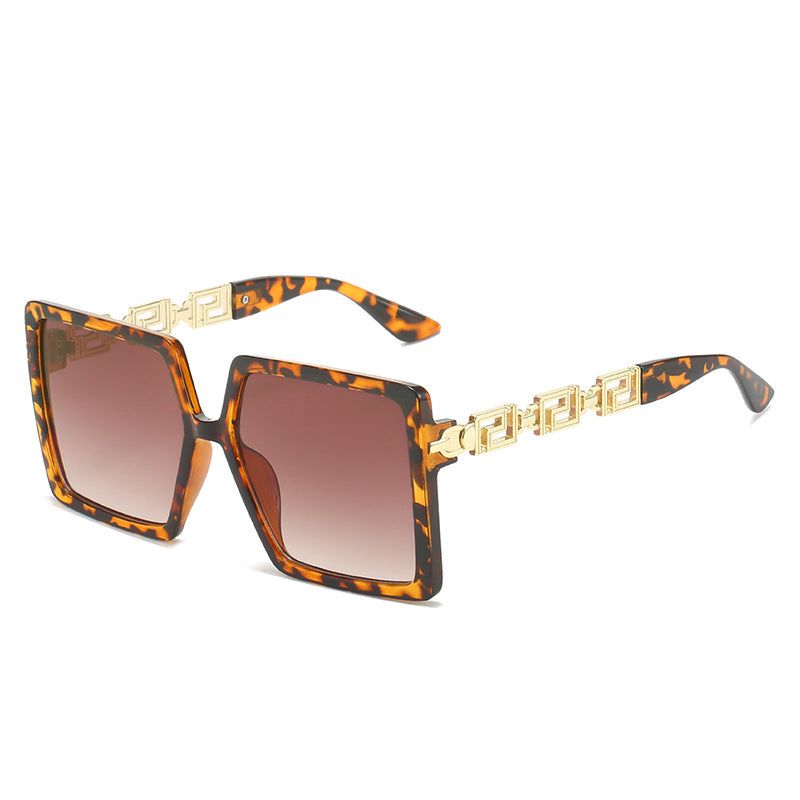 Ladies square sunglasses with luxurious accents Stornfield