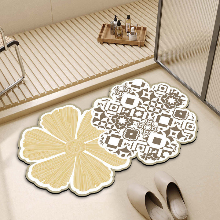 Modern Decorative Bathroom Mat