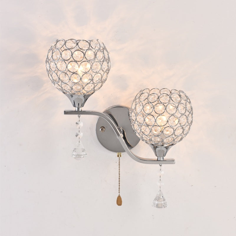 Crystal Accent Wall Sconce
