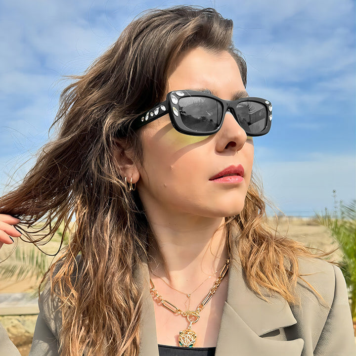 Ladies fashionable sunglasses with crystal embellishment Stornfield