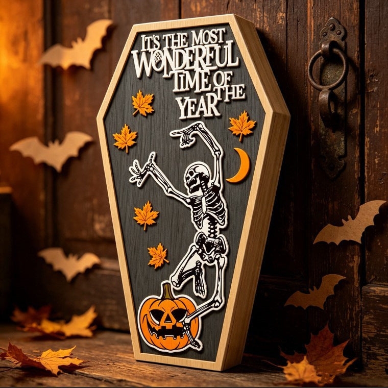 Halloween Themed Decorative Plaque