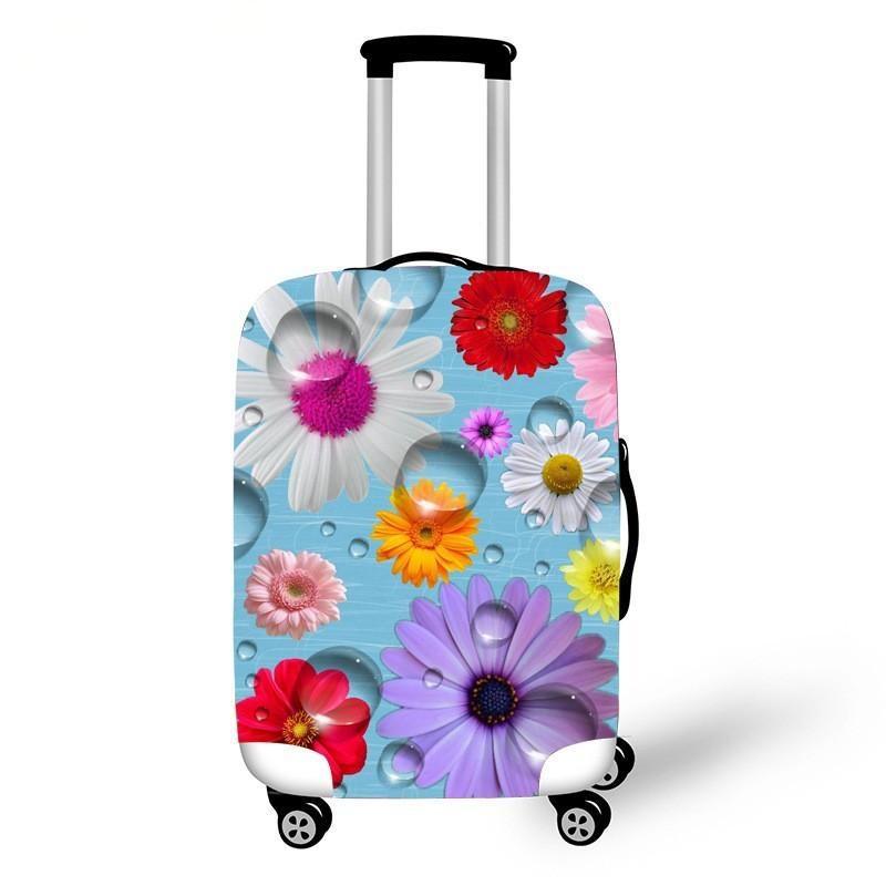 Women's hardshell travel suitcase with floral design Stornfield