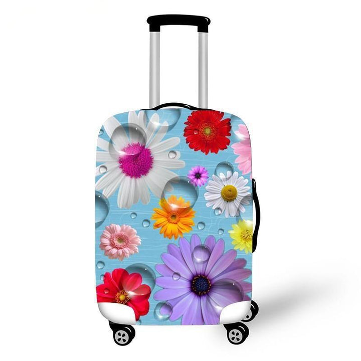 Women's hardshell travel suitcase with floral design Stornfield