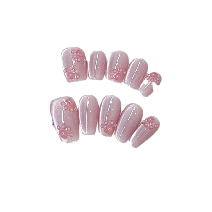 Artistic French Tip Press-On Nails Stornfield
