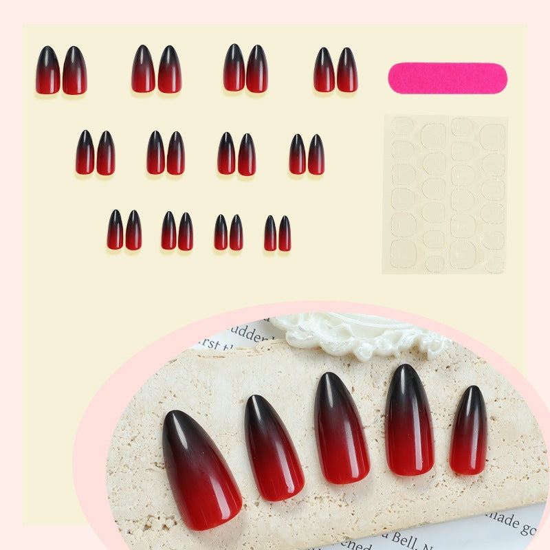 Acrylic nail set with ombre effect Stornfield
